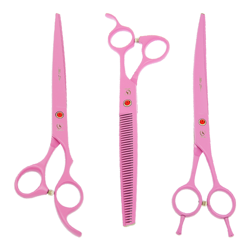 Professional Pet Grooming Scissors Curved - Tijeras de peluquería canina de acero