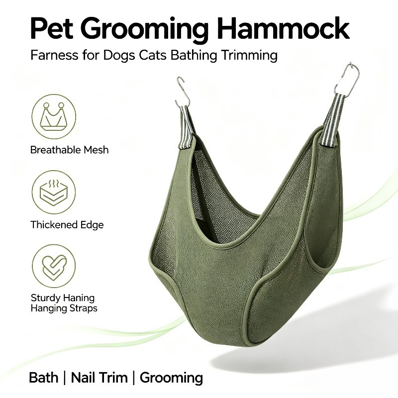 Pet Grooming Hammock Sling Restraint - Hamaca Colgante para el Aseo de