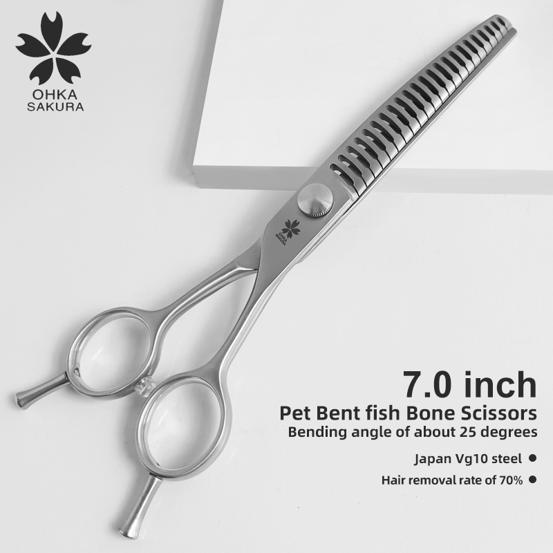 Professional Pet Grooming Scissors Curved - Tijeras Profesionales para Peluquería Canina de