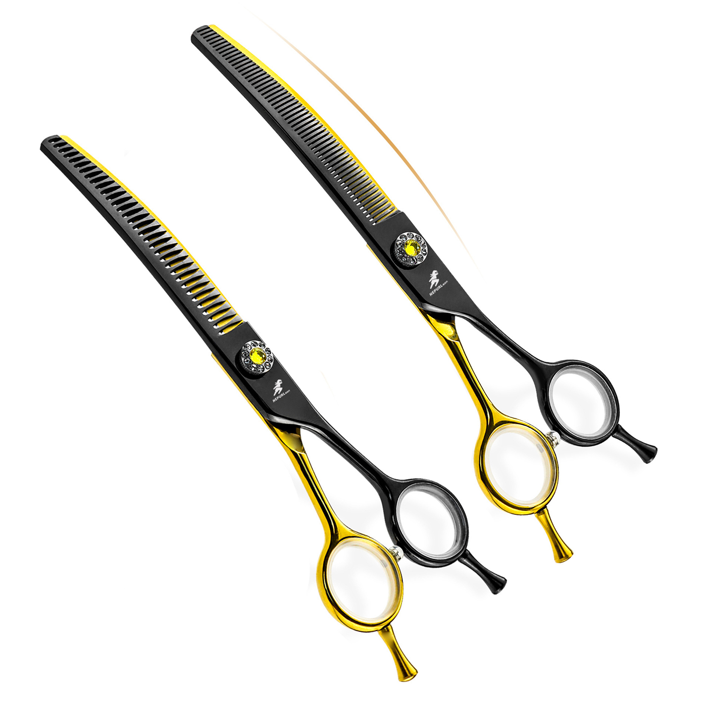 Professional Pet Grooming Scissors Curved - Tijeras de aseo para perros de