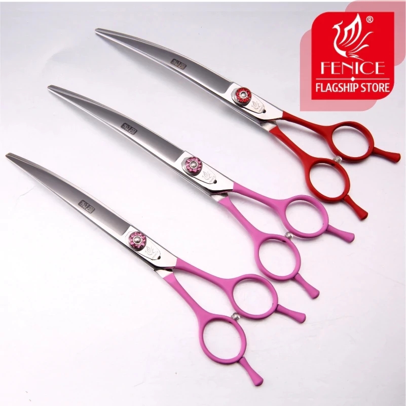 Tijeras Curvas Profesionales F - Professional Pet Grooming Scissors Curved reseña y precio