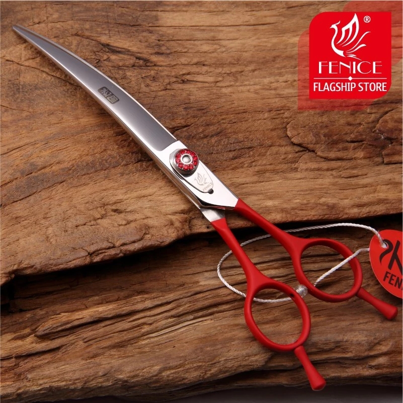 Tijeras Curvas Profesionales F - Professional Pet Grooming Scissors Curved reseña y precio