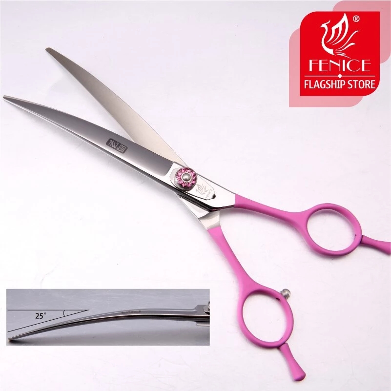 Tijeras Curvas Profesionales F - Professional Pet Grooming Scissors Curved reseña y precio