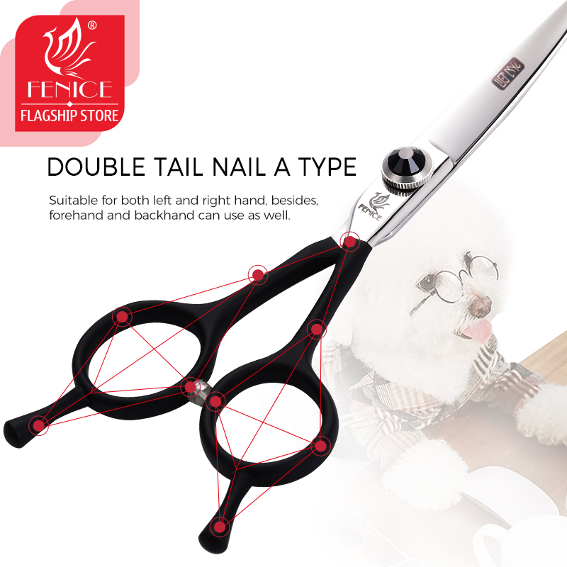 Fenice-Tijeras curvadas profes - Professional Pet Grooming Scissors Curved reseña y precio