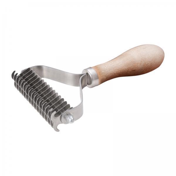 Cepillo deslanador de doble ca - Undercoat Rake Dematting Tool Dog Shedding reseña y precio