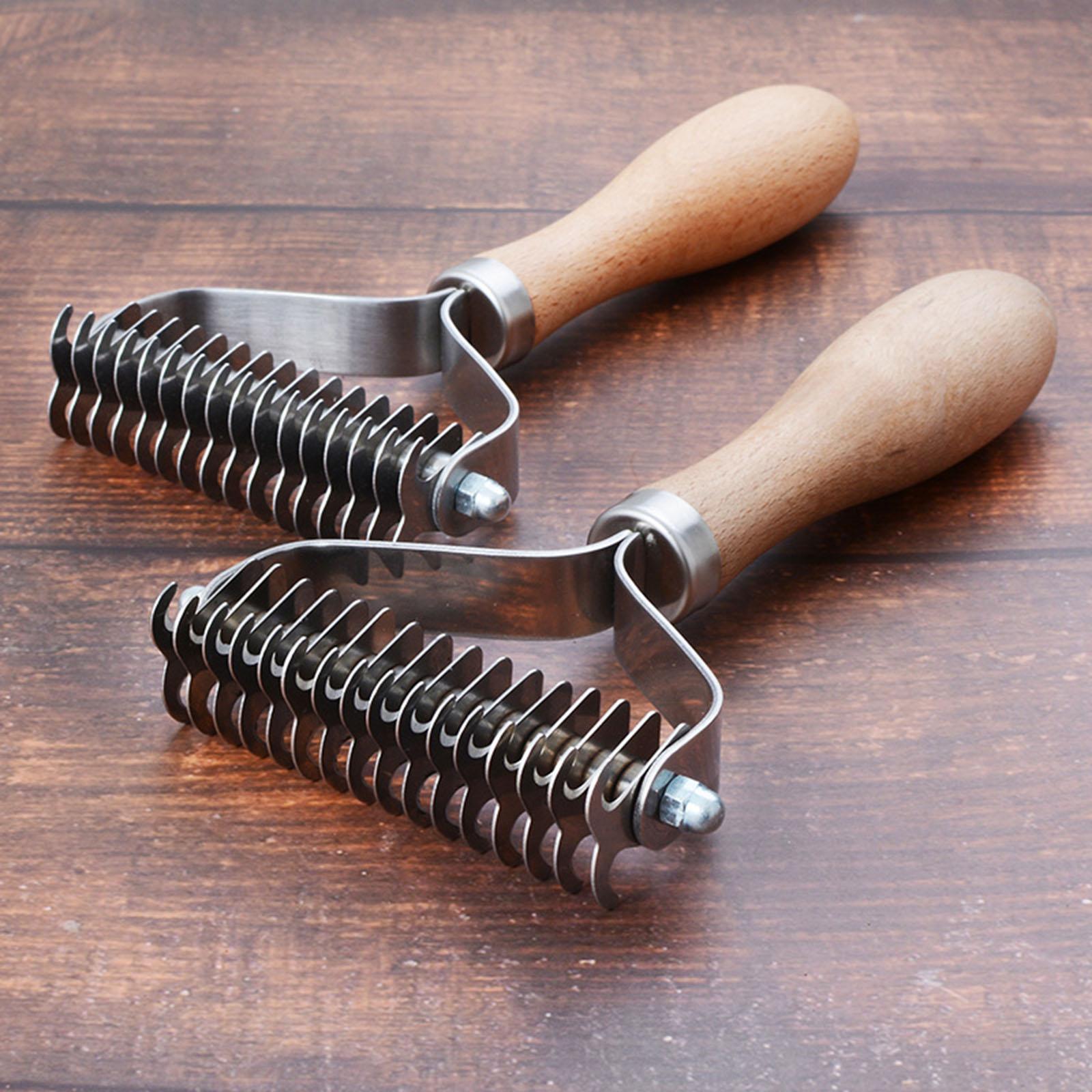 Cepillo deslanador de doble ca - Undercoat Rake Dematting Tool Dog Shedding reseña y precio