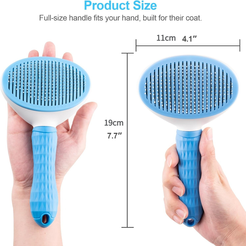 Cepillo Autolimpiante para Mas - Slicker Brush Self Cleaning Pet Grooming reseña y precio