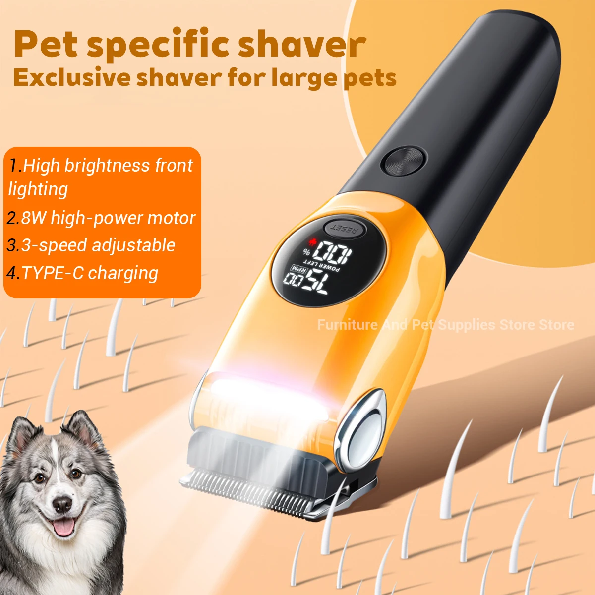 Cortadora de Pelo Eléctrica Pr - Cordless Dog Clippers Low Noise Grooming reseña y precio