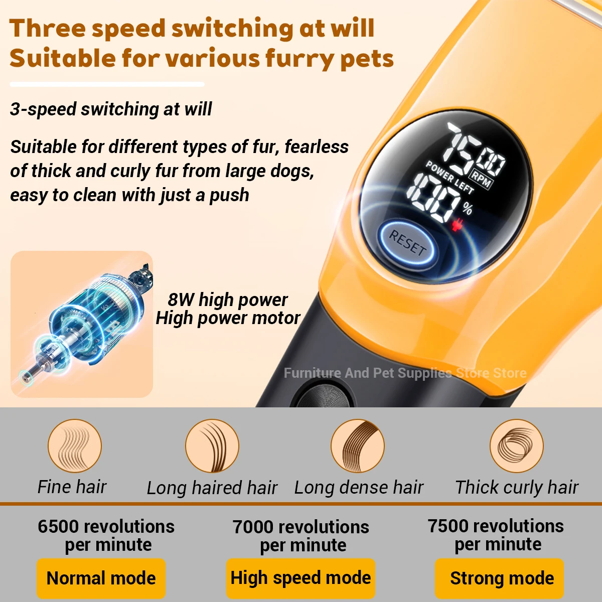 Cortadora de Pelo Eléctrica Pr - Cordless Dog Clippers Low Noise Grooming reseña y precio
