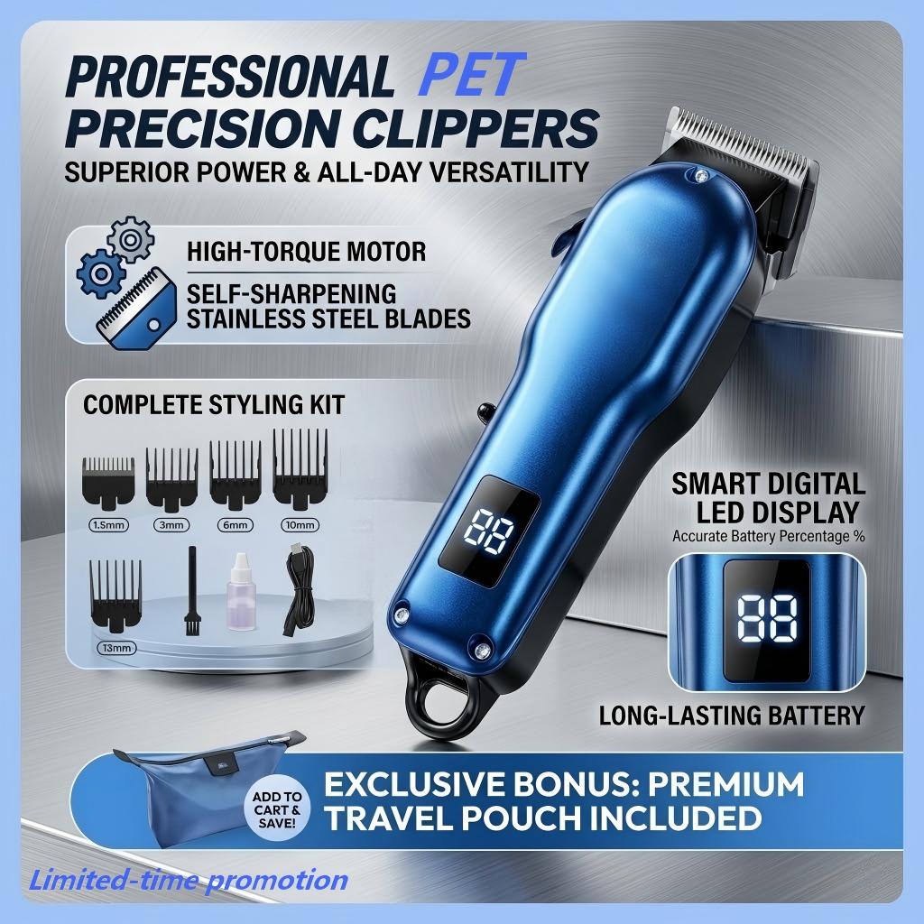 Kit de aseo para perros y gato - Cordless Dog Clippers Low Noise Grooming reseña y precio