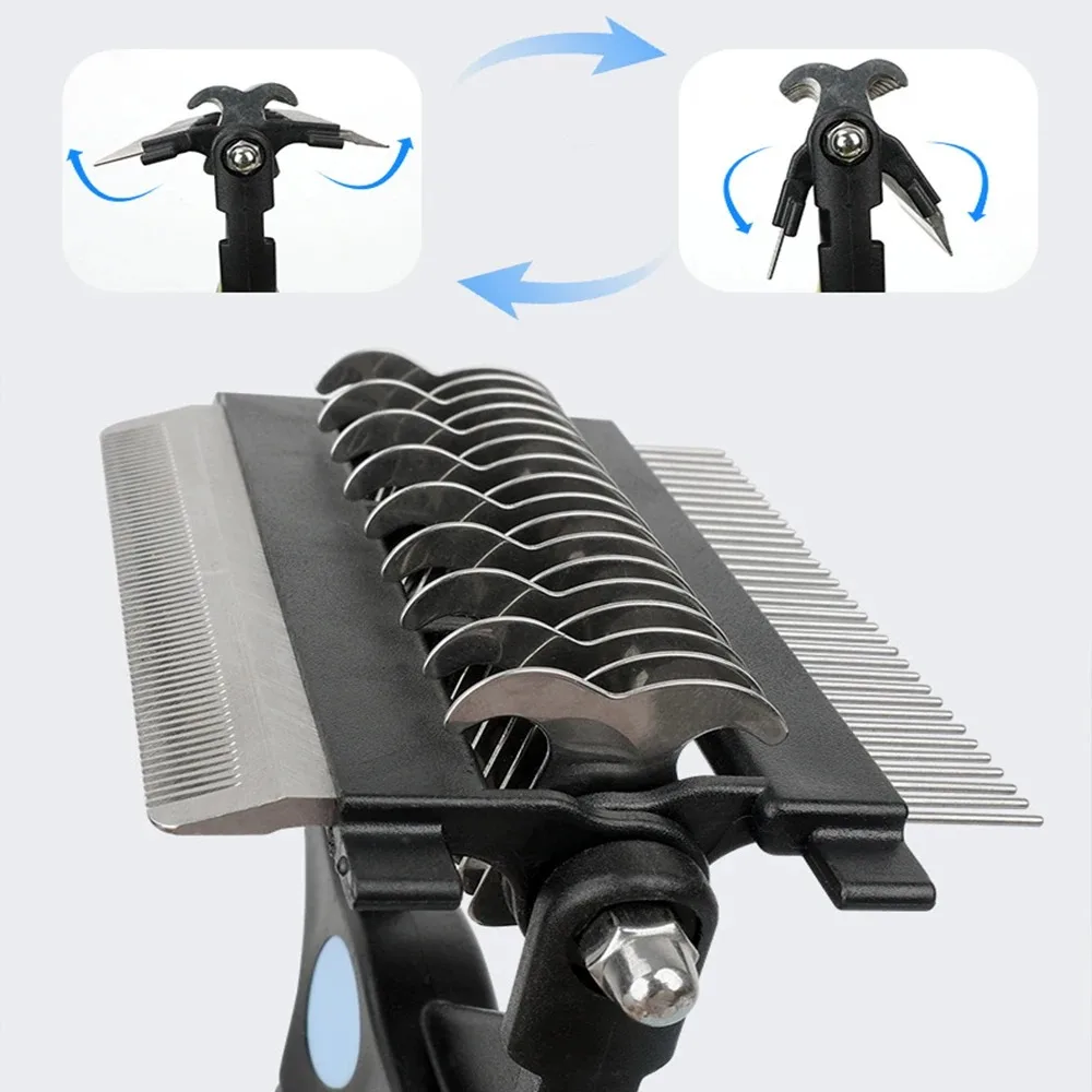 Cepillo 3 en 1 para Eliminar e - Undercoat Rake Dematting Tool Dog Shedding reseña y precio