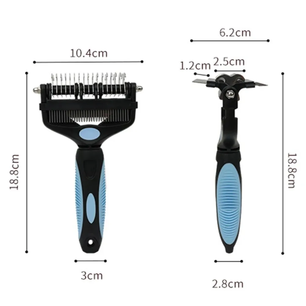 Cepillo 3 en 1 para Eliminar e - Undercoat Rake Dematting Tool Dog Shedding reseña y precio