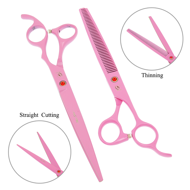Tijeras de peluquería canina d - Professional Pet Grooming Scissors Curved reseña y precio
