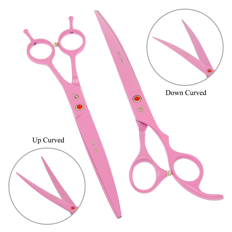 Tijeras de peluquería canina d - Professional Pet Grooming Scissors Curved reseña y precio