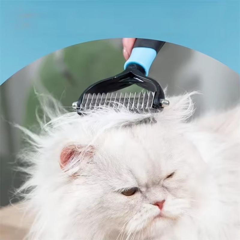 Cepillo profesional para elimi - Undercoat Rake Dematting Tool Dog Shedding reseña y precio