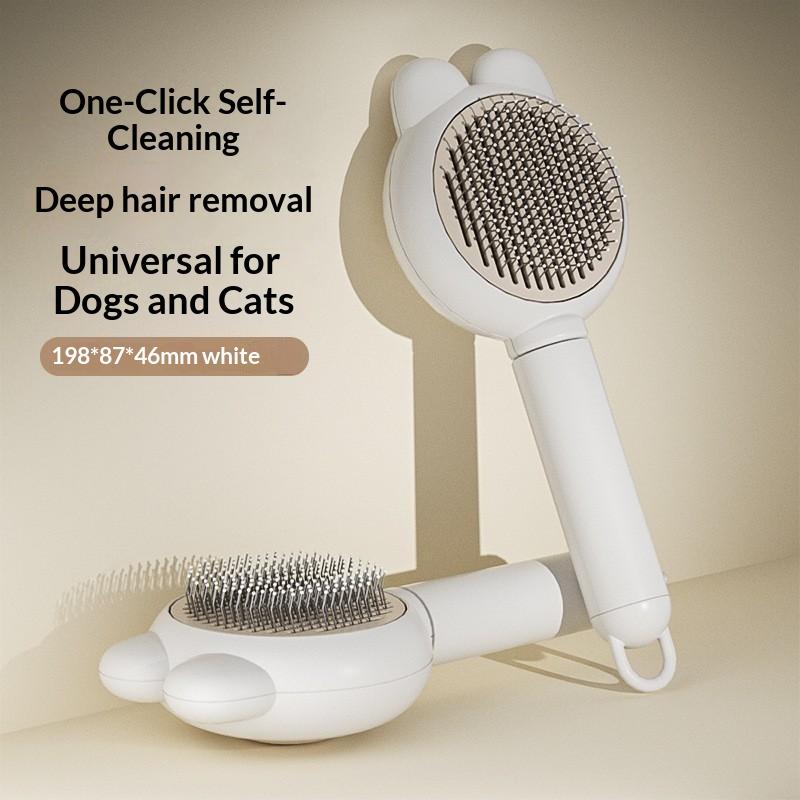Cepillo autolimpiante para mas - Slicker Brush Self Cleaning Pet Grooming reseña y precio