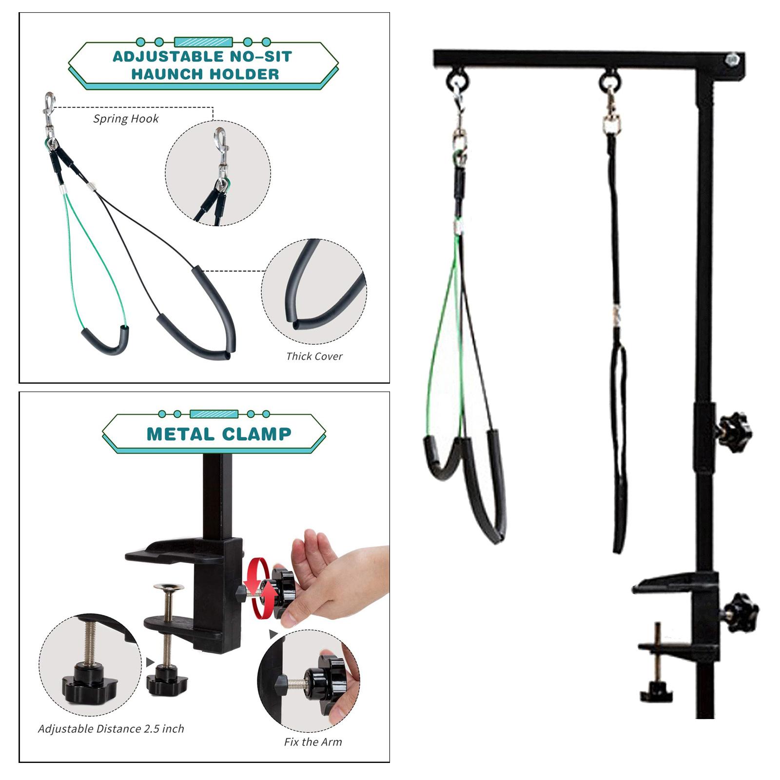 Brazo de aseo plegable para ma - Folding Pet Grooming Table Arm Clamp reseña y precio