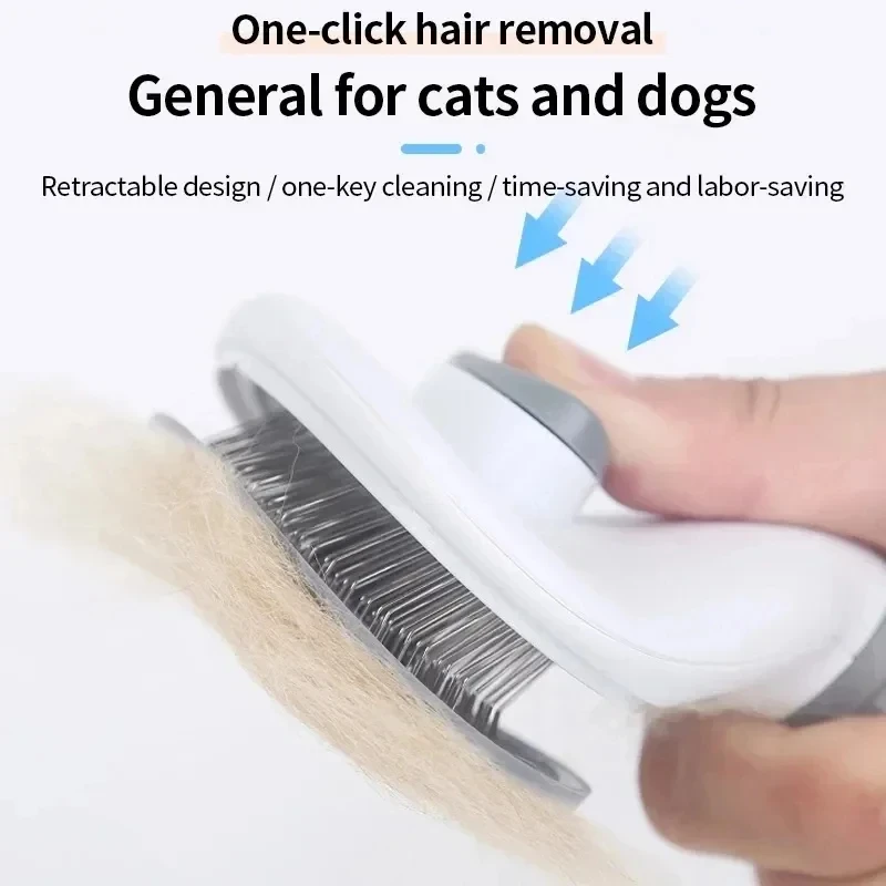 Peine Autolimpiante para Elimi - Slicker Brush Self Cleaning Pet Grooming reseña y precio