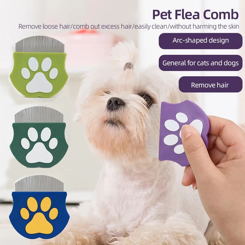 Peine Antipulgas para Mascotas - Flea Comb Fine Tooth Pet Tear Stain reseña y precio
