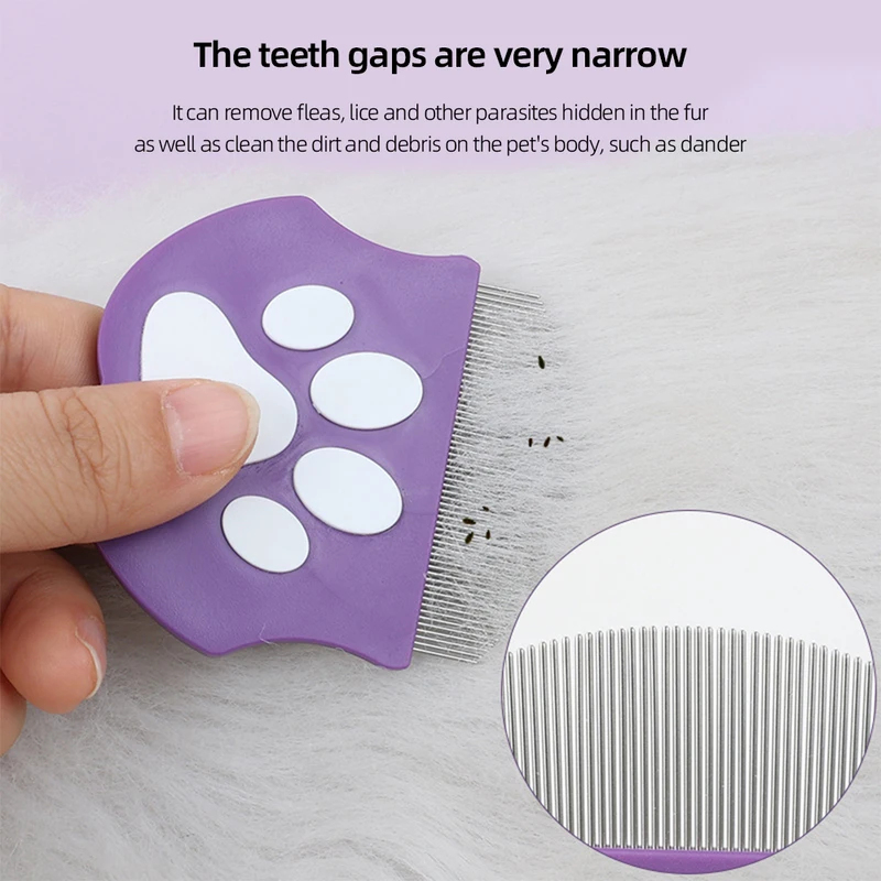 Peine Antipulgas para Mascotas - Flea Comb Fine Tooth Pet Tear Stain reseña y precio