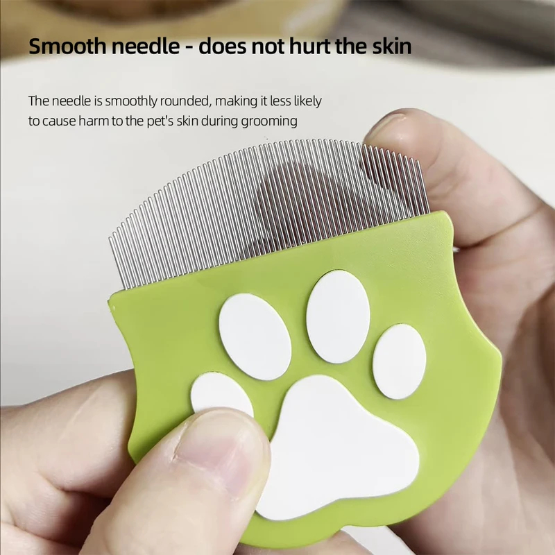 Peine Antipulgas para Mascotas - Flea Comb Fine Tooth Pet Tear Stain reseña y precio