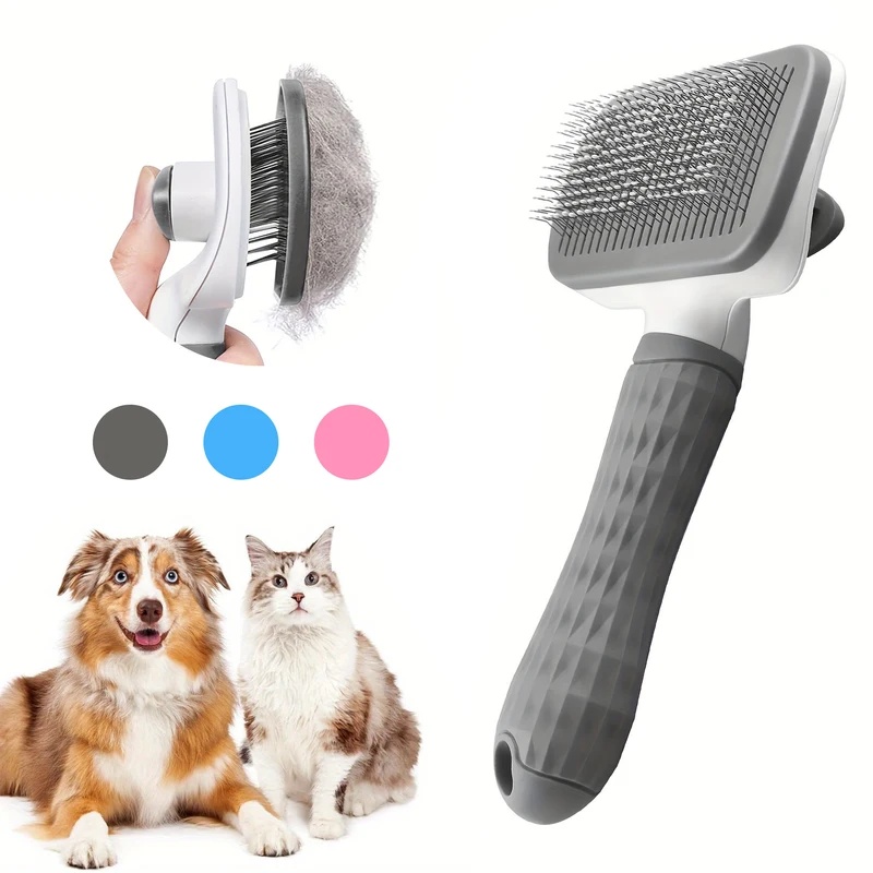 Cepillo Autolimpiante para Eli - Slicker Brush Self Cleaning Pet Grooming reseña y precio