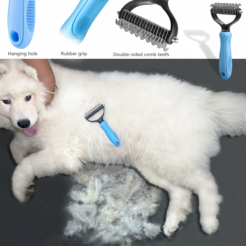 Benepaw-rastrillo profesional  - Undercoat Rake Dematting Tool Dog Shedding reseña y precio