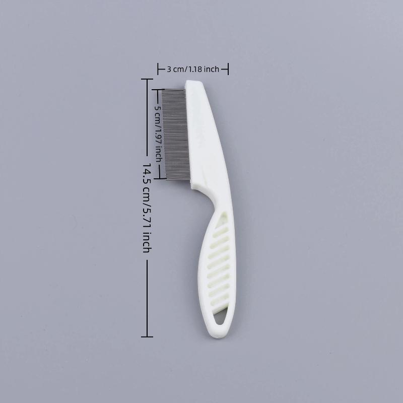 Peine para piojos de mascotas, - Flea Comb Fine Tooth Pet Tear Stain reseña y precio
