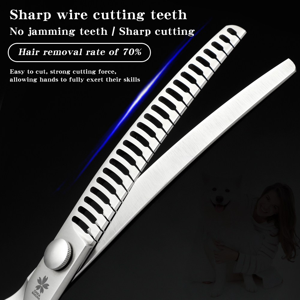 Tijeras Profesionales para Pel - Professional Pet Grooming Scissors Curved reseña y precio