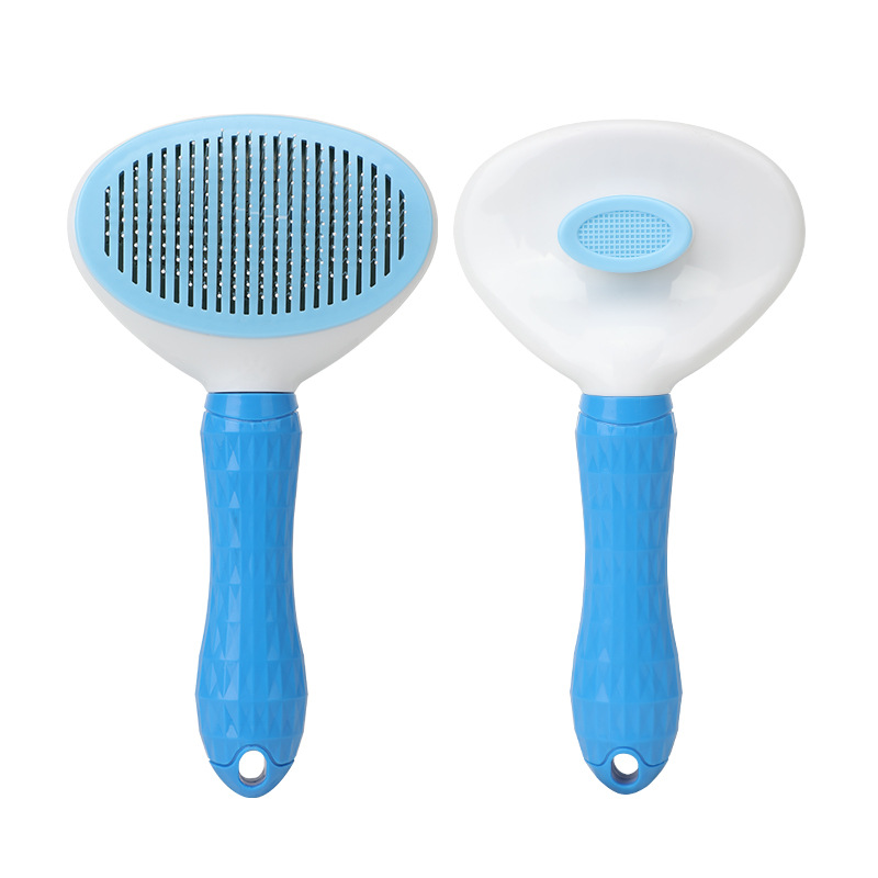 Cepillo para el cuidado del pe - Slicker Brush Self Cleaning Pet Grooming reseña y precio