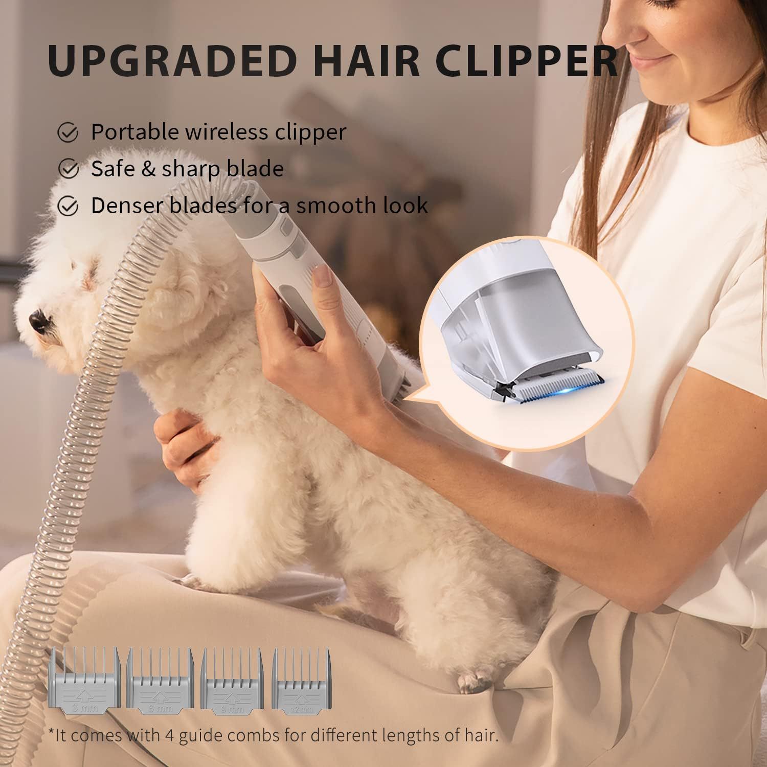 PETKIT Airclipper Kit de vacío - Pet Grooming Vacuum Suction Kit 5 In 1 reseña y precio