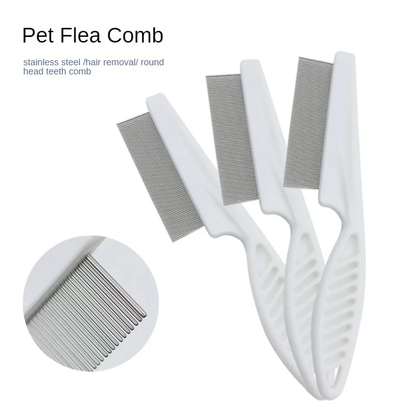 1 unidad: peine para eliminar  - Flea Comb Fine Tooth Pet Tear Stain reseña y precio