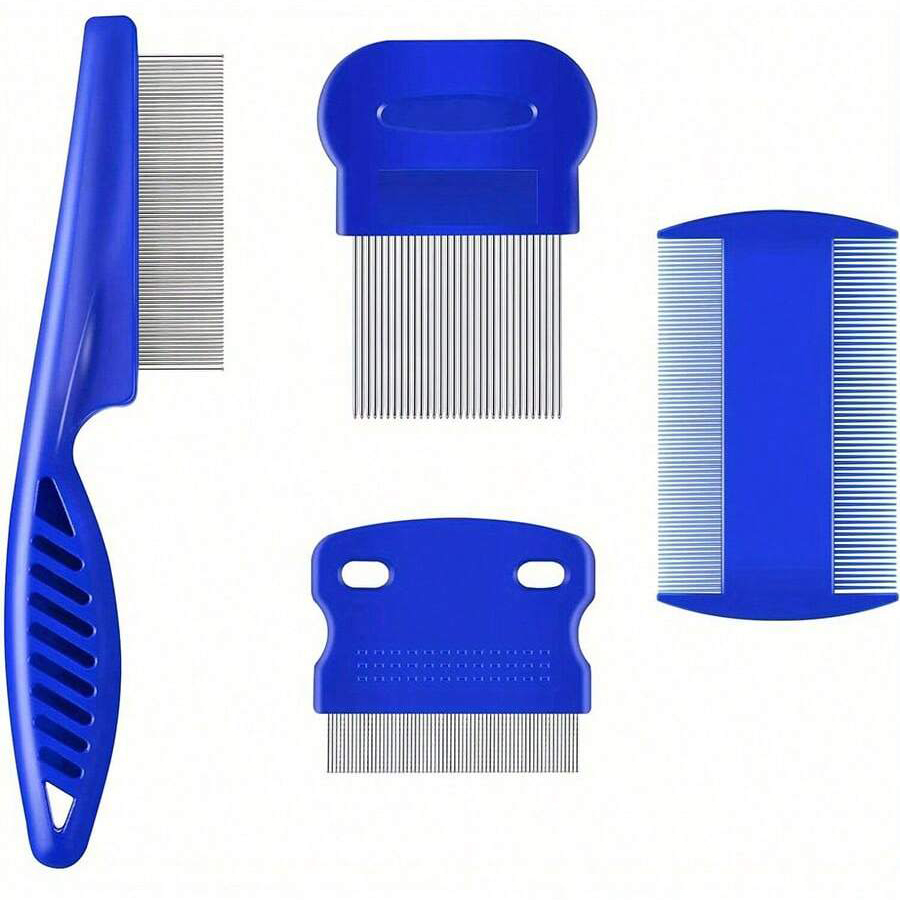 Juego de 4/6 peines para masco - Flea Comb Fine Tooth Pet Tear Stain reseña y precio