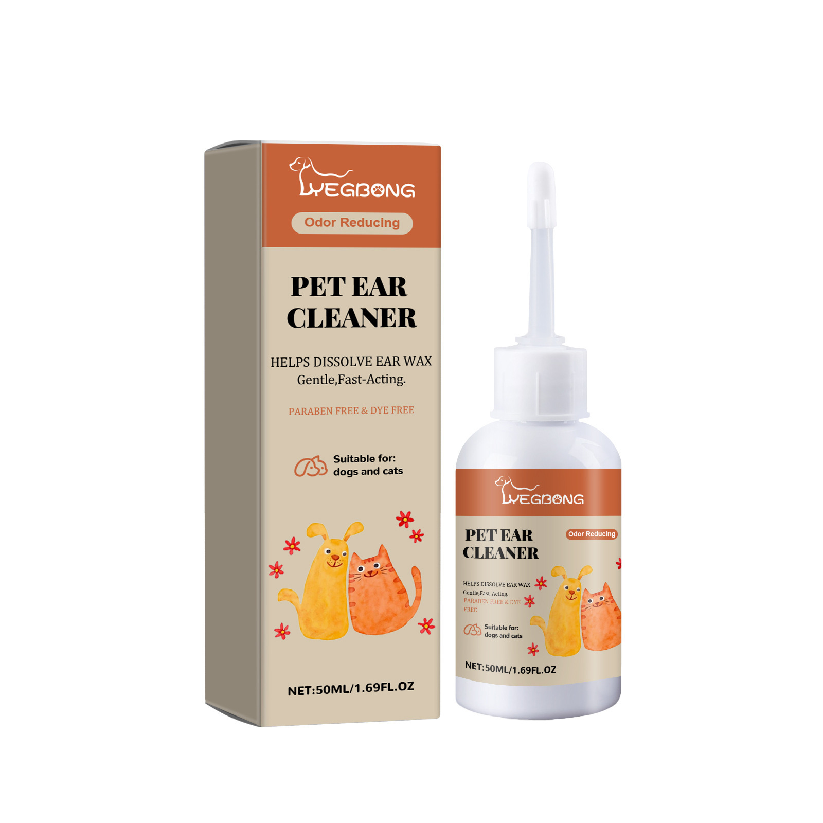 Limpiador de orejas para perro - Dog Ear Cleaner Solution Drops Wash reseña y precio