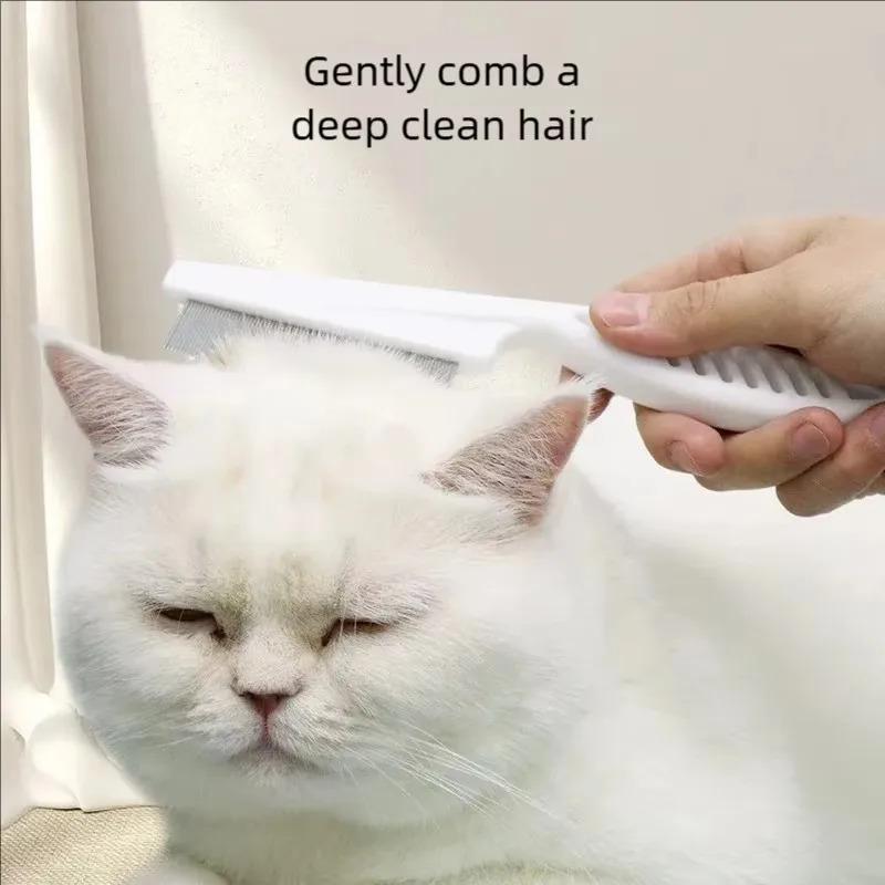 1 unidad: peine para eliminar  - Flea Comb Fine Tooth Pet Tear Stain reseña y precio