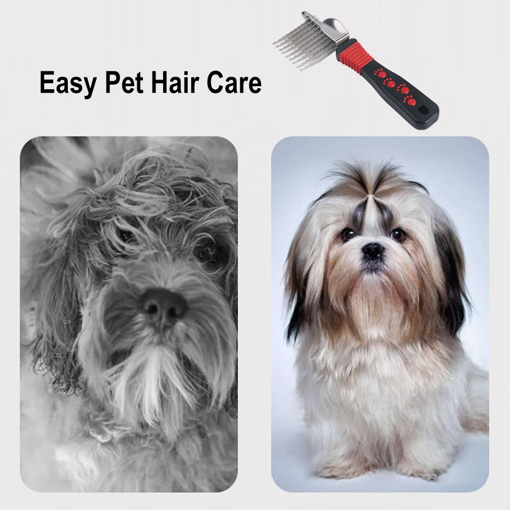 Cepillo para Pelo de Mascotas, - Undercoat Rake Dematting Tool Dog Shedding reseña y precio
