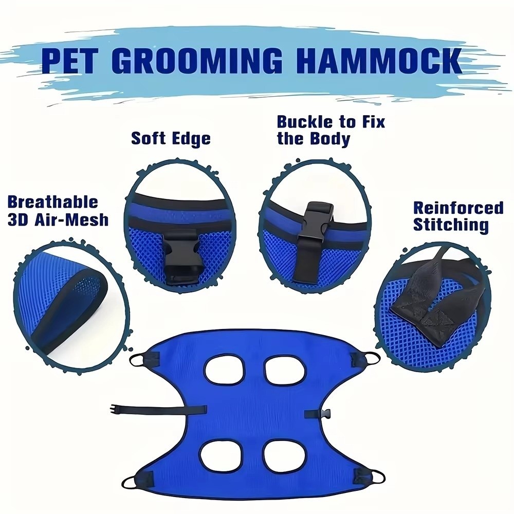 Hamaca grande para el cuidado  - Pet Grooming Hammock Sling Restraint reseña y precio
