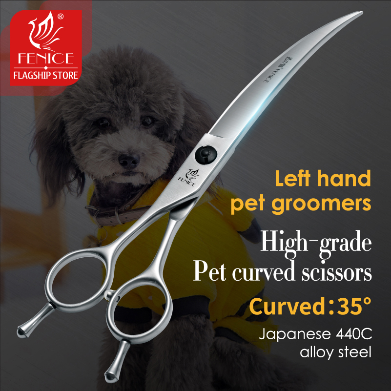 Fenice-Tijeras profesionales d - Professional Pet Grooming Scissors Curved reseña y precio