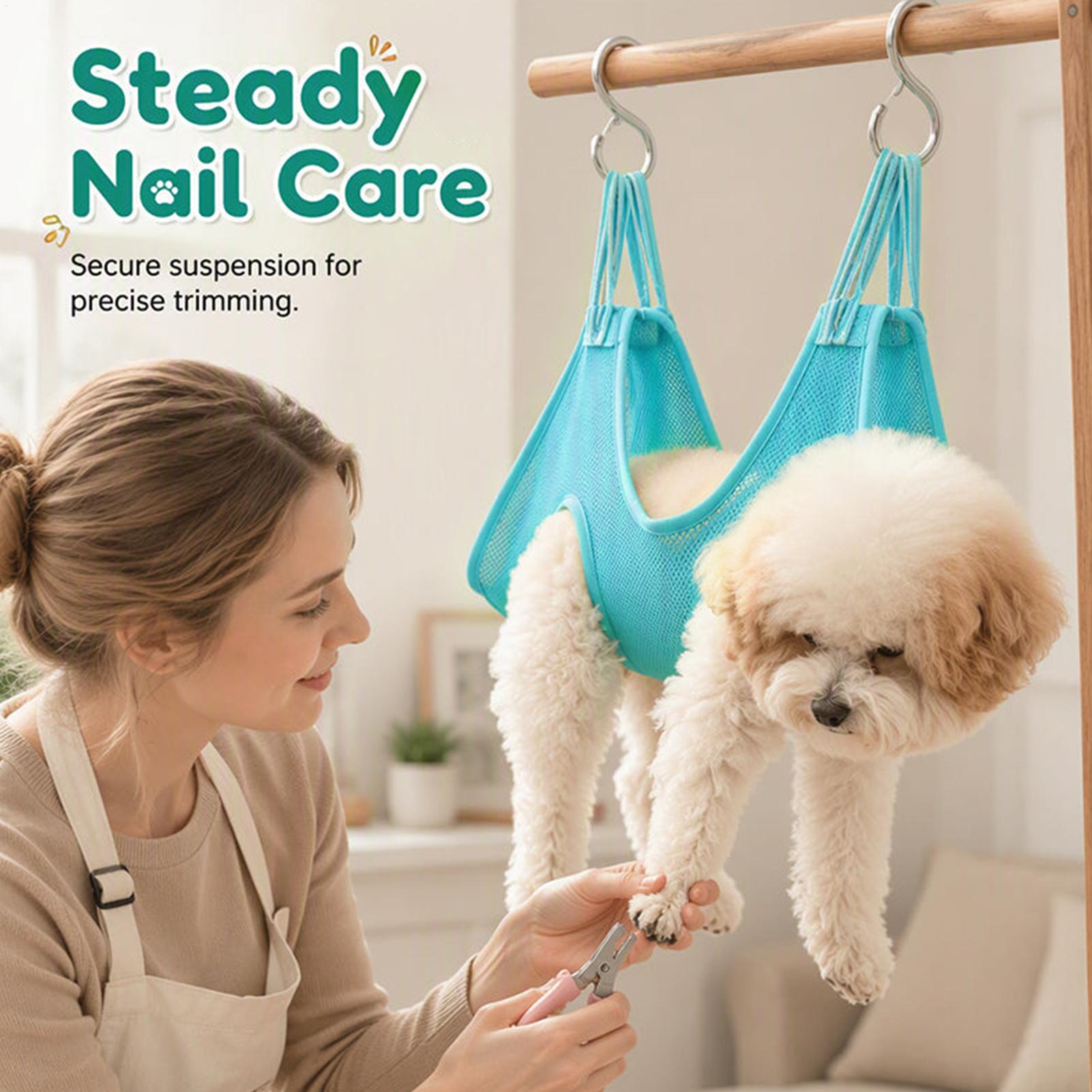 Hamaca de malla resistente par - Pet Grooming Hammock Sling Restraint reseña y precio