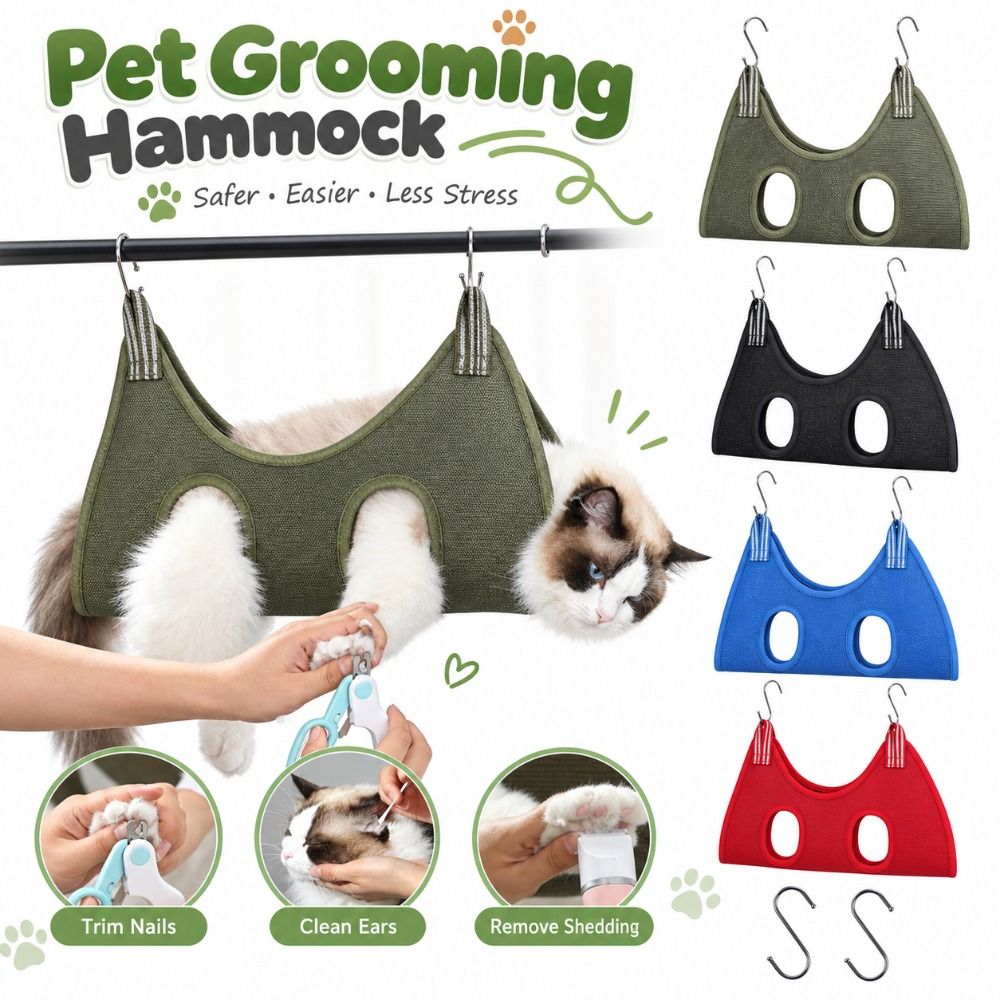 Hamaca de nailon para el cuida - Pet Grooming Hammock Sling Restraint reseña y precio