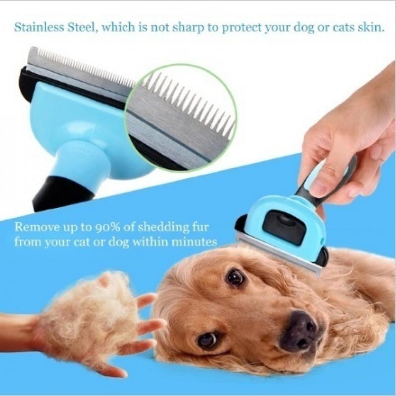 Cepillo de Aseo para Mascotas  - Undercoat Rake Dematting Tool Dog Shedding reseña y precio