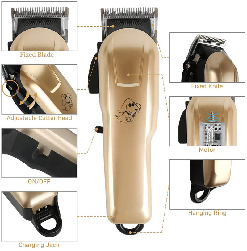 Benepaw-recortador de pelo pro - Cordless Dog Clippers Low Noise Grooming reseña y precio