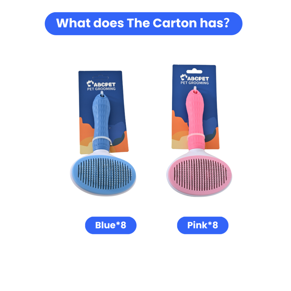 16 unidades/caja, 2 colores me - Slicker Brush Self Cleaning Pet Grooming reseña y precio