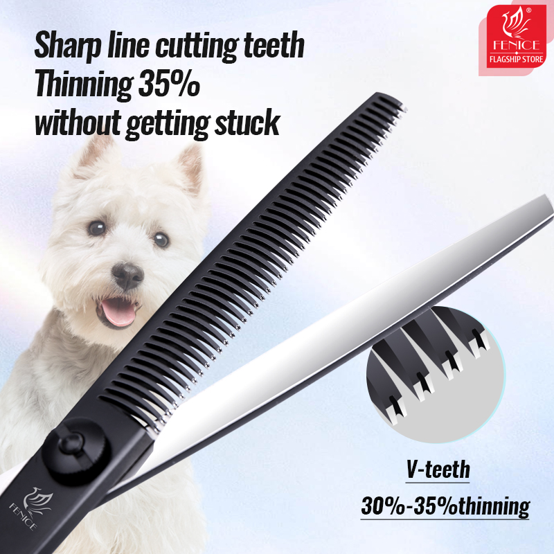 Tijeras Profesionales Fenice d - Professional Pet Grooming Scissors Curved reseña y precio