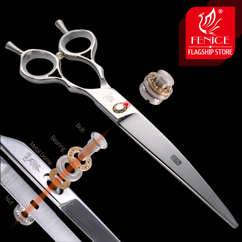 Fenice-Juego de tijeras de ase - Professional Pet Grooming Scissors Curved reseña y precio