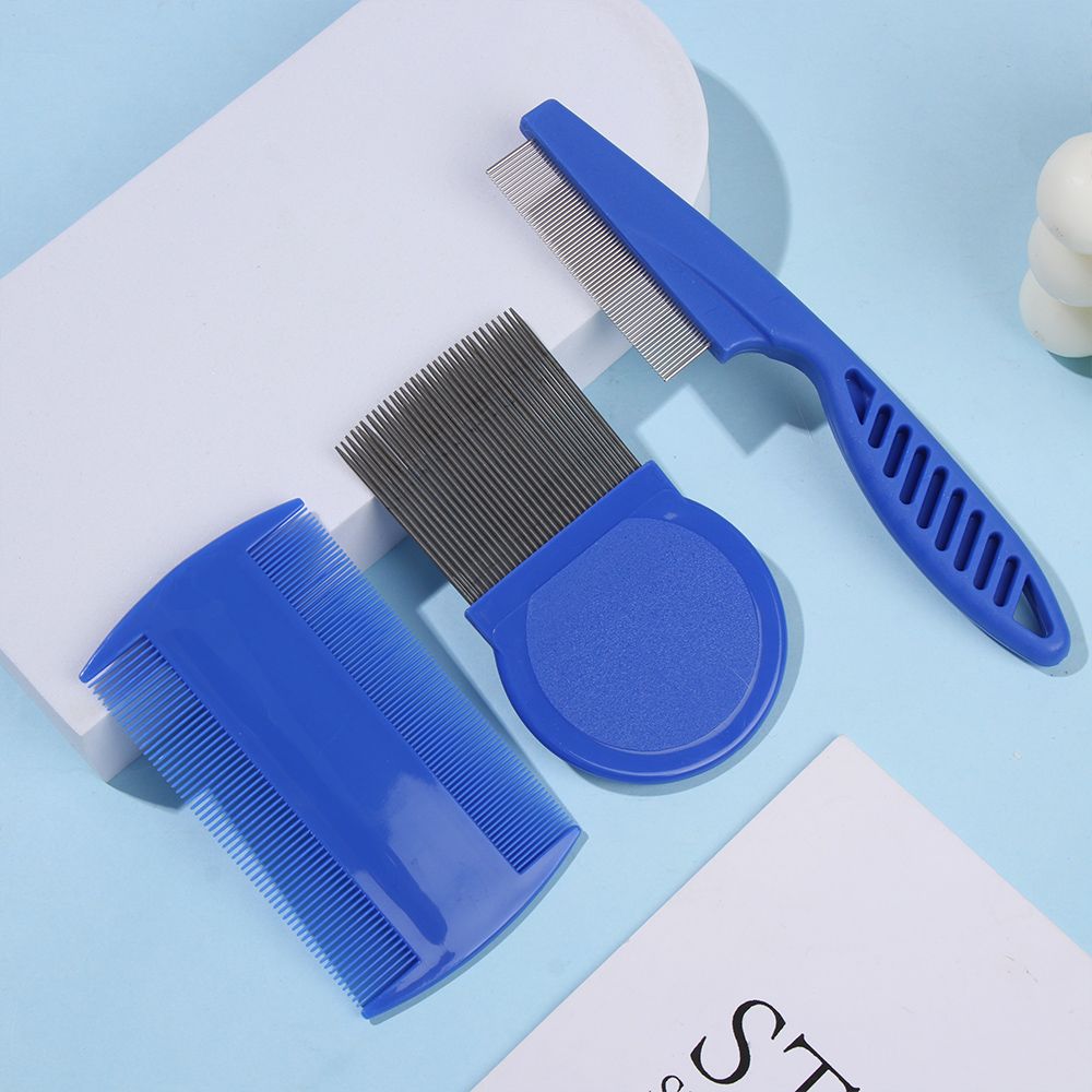Juego de 6 peines de acero ino - Flea Comb Fine Tooth Pet Tear Stain reseña y precio