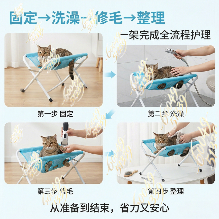 Hamaca desmontable para el cui - Pet Grooming Hammock Sling Restraint reseña y precio