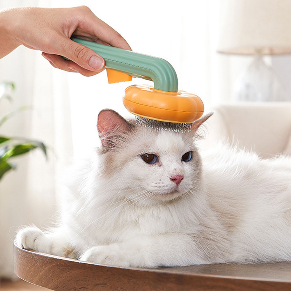 Cepillo para Eliminar Pelo de  - Slicker Brush Self Cleaning Pet Grooming reseña y precio
