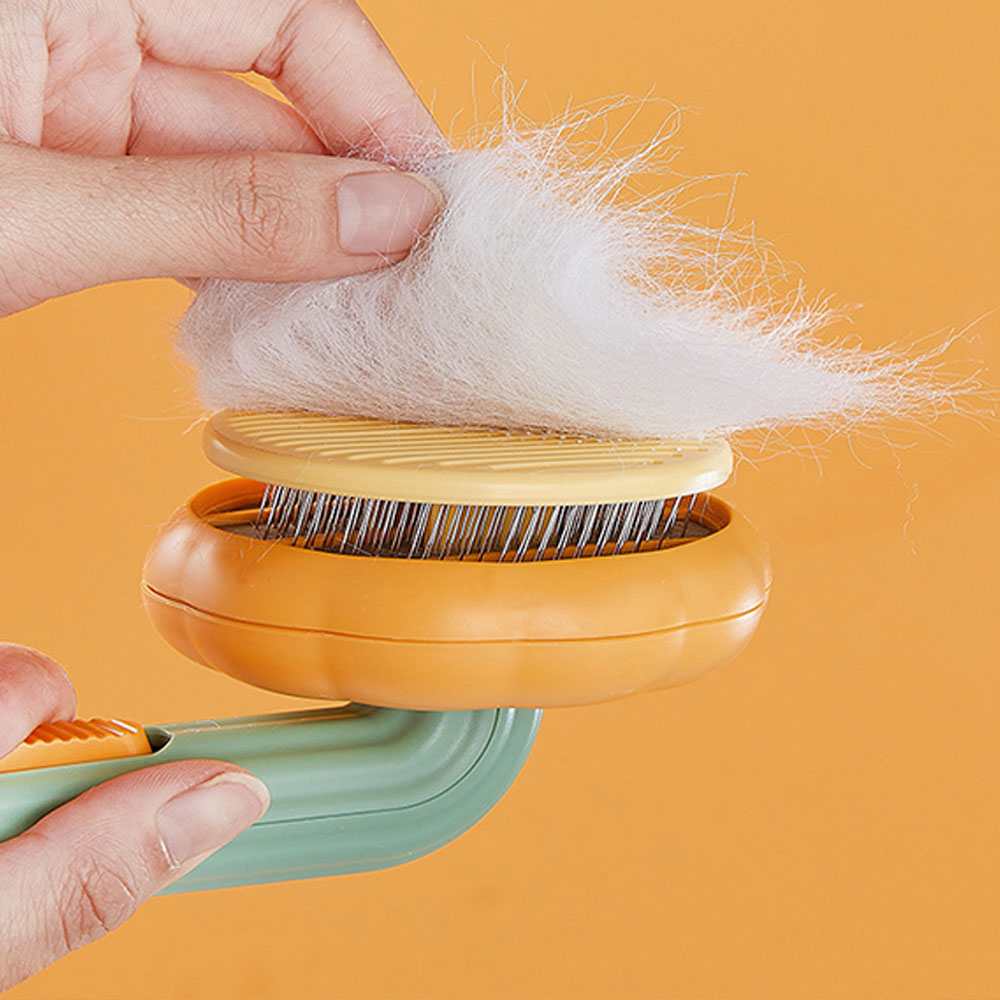 Cepillo para Eliminar Pelo de  - Slicker Brush Self Cleaning Pet Grooming reseña y precio