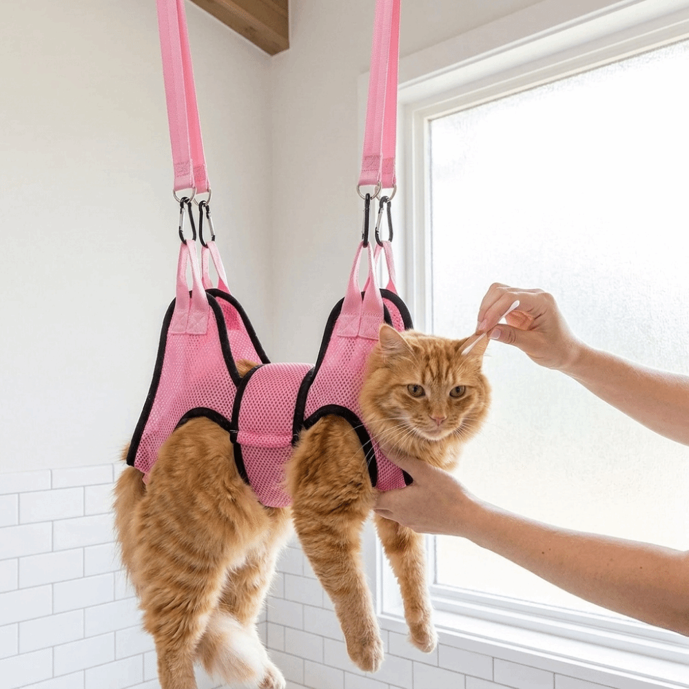 Hamaca ajustable de malla para - Pet Grooming Hammock Sling Restraint reseña y precio